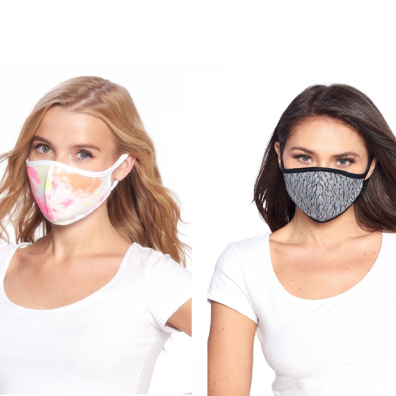 2-Pack: Washable Reusable Non-Medical Fabric Face Masks Wellness & Fitness Pack 27 - DailySale