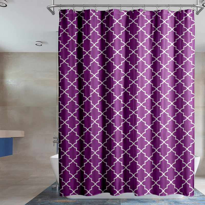 2-Pack: Water-Proof Printed Peva Shower Curtain Bath Print - DailySale