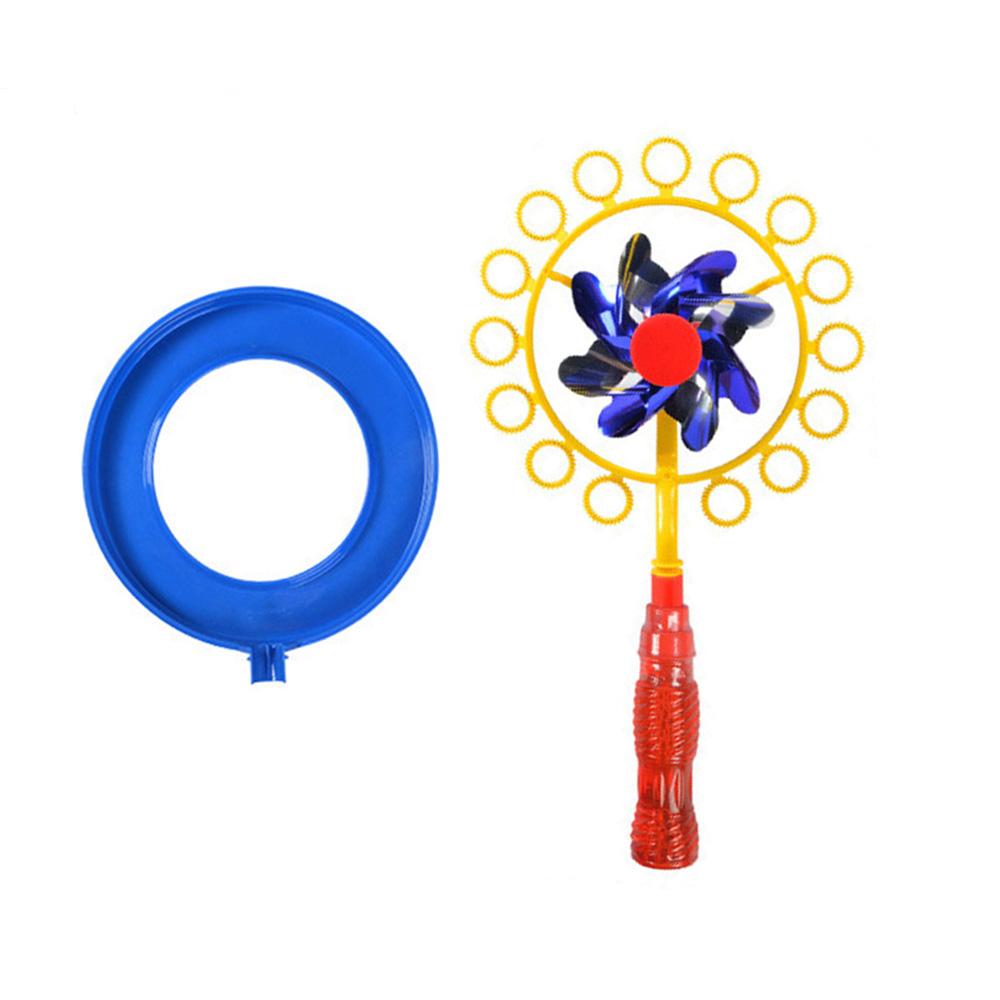 2-Pack: Windmill Bubble Wand, 15.5 Inch Bubble Blower and Pinwheel Spinner Toys & Games - DailySale