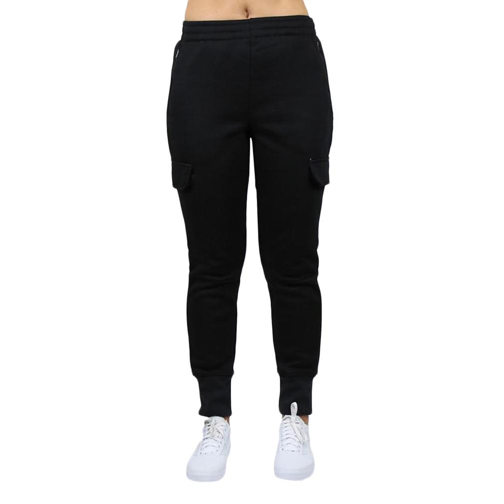 2-Pack: Women's Fleece-Lined Loose-Fit Cargo Joggers Women's Apparel - DailySale