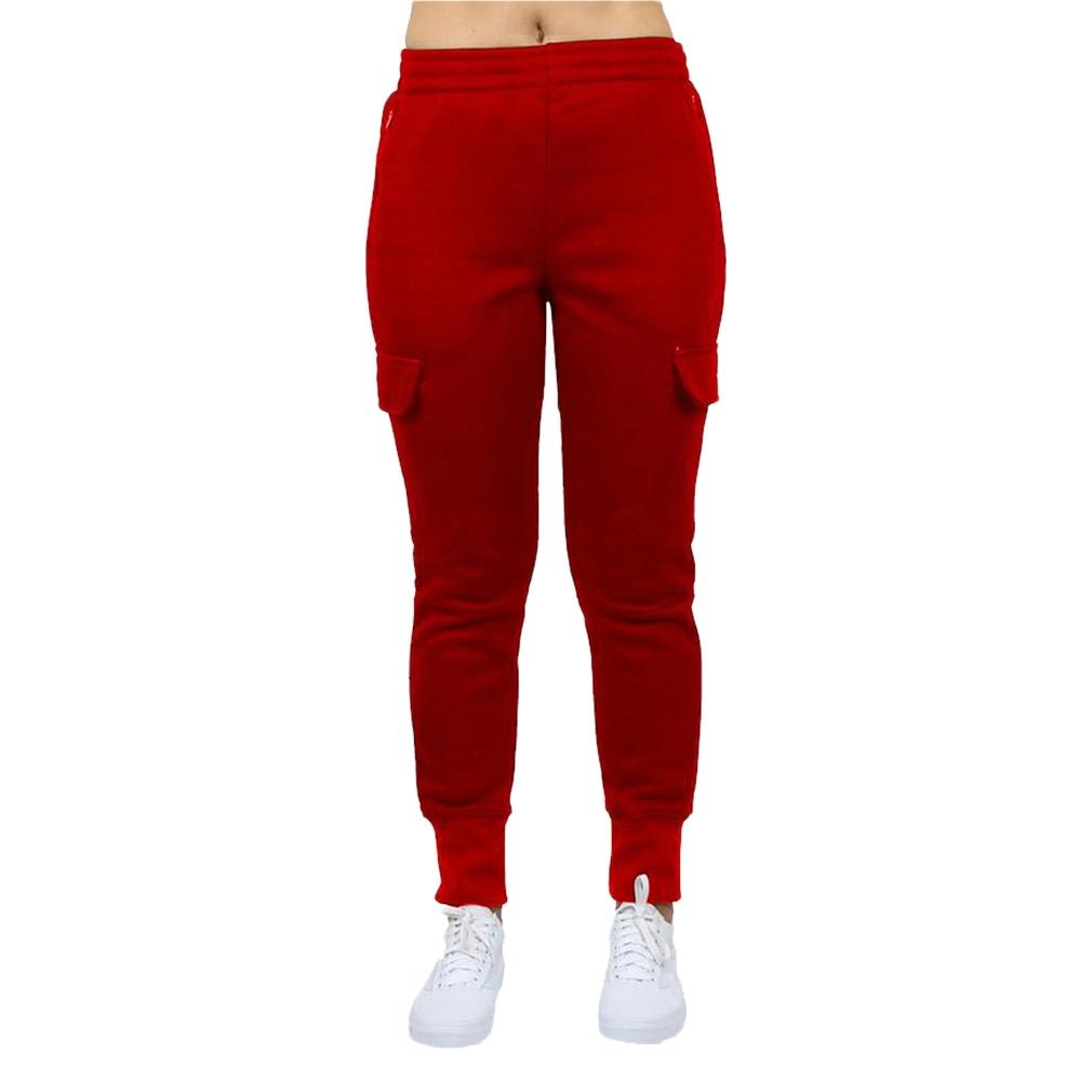 2-Pack: Women's Fleece-Lined Loose-Fit Cargo Joggers Women's Apparel - DailySale