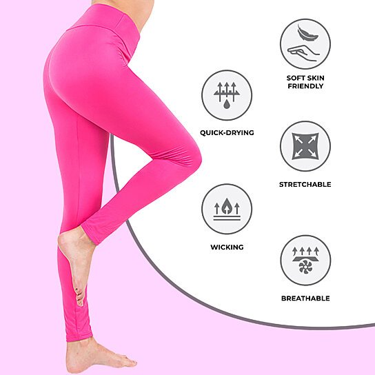 2-Pack: Women's High Waisted Ultra-Soft Yoga Leggings Women's Bottoms - DailySale
