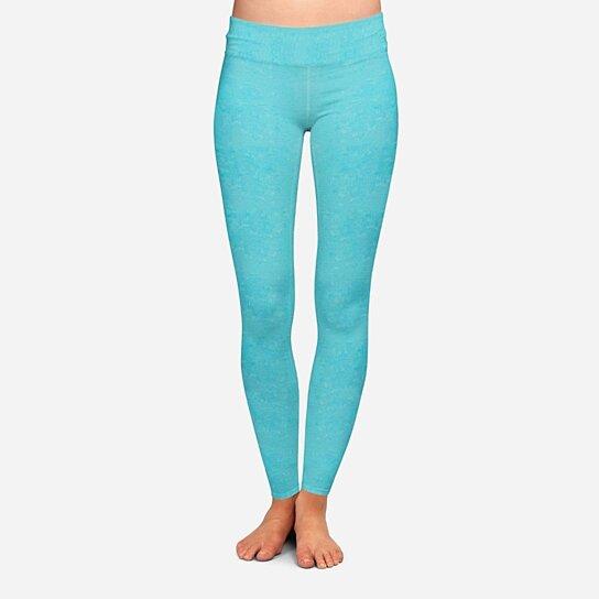 2-Pack: Women's Space Dye Seamless Ankle Length Lightweight Leggings Women's Clothing - DailySale