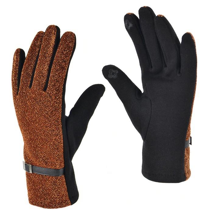2-Pack: Women's Sparkly Touch Screen Winter Gloves Women's Apparel - DailySale