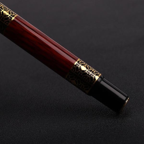 2-Pack: Wood Grain Classical Fountain Pen Ballpoint Pen Art & Craft Supplies - DailySale