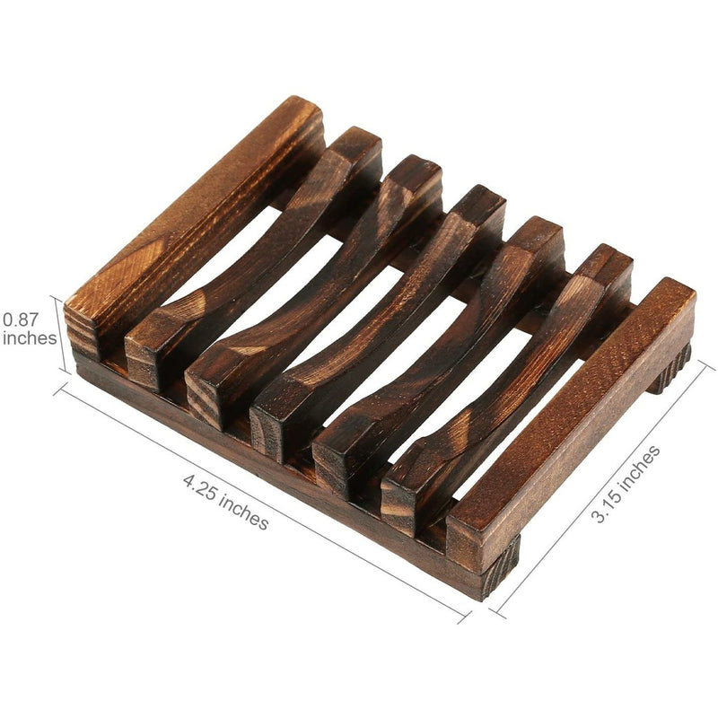 2-Pack: Wooden Soap Tray