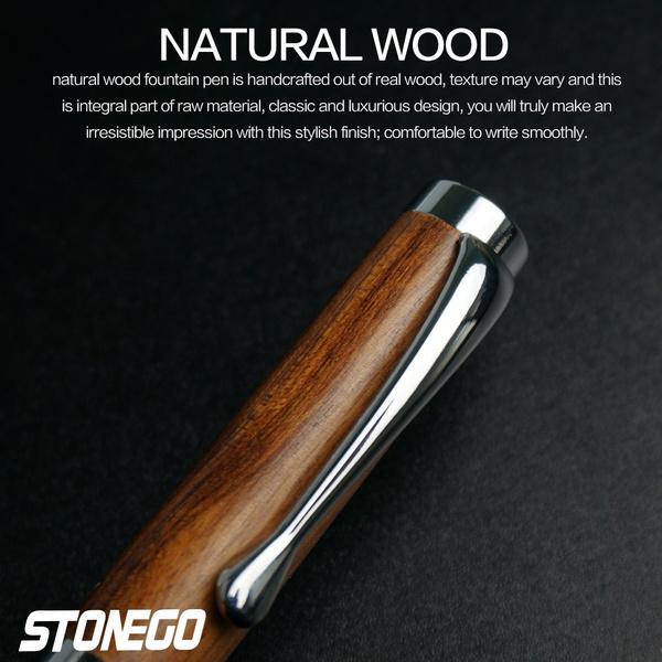 2-Pack: Wooden Twist Ballpoint Pen