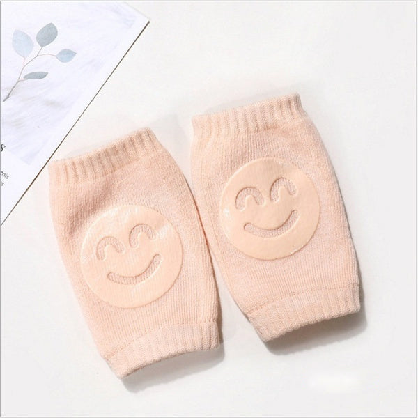 2-Pair: Baby Knee Pad Safety Crawling Elbow Cushion Baby Beige - DailySale