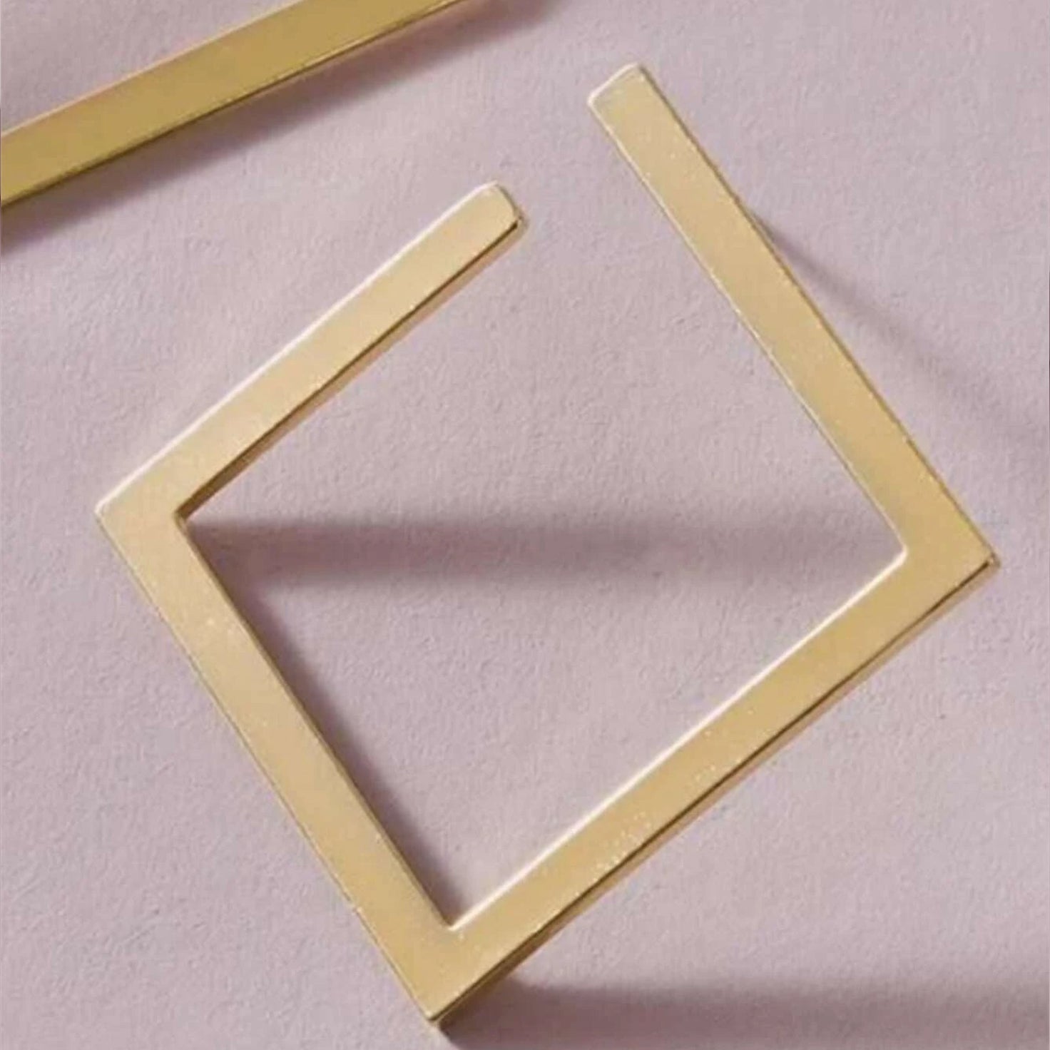 2-Pairs: Minimalist Geometric Drop Earrings Earrings - DailySale