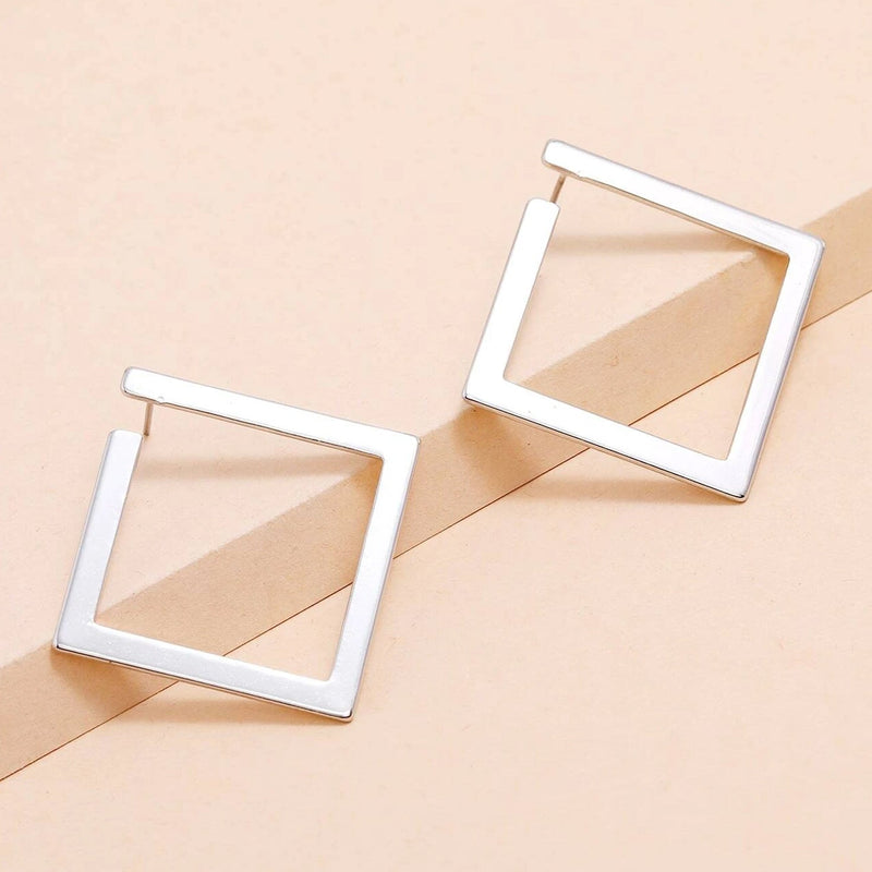 2-Pairs: Minimalist Geometric Drop Earrings Earrings - DailySale