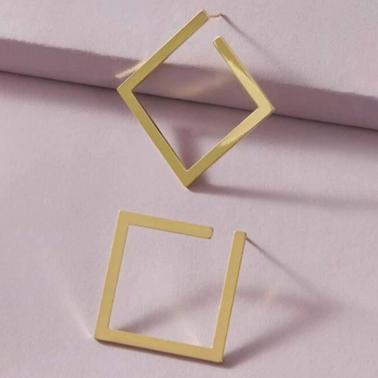 2-Pairs: Minimalist Geometric Drop Earrings Earrings - DailySale