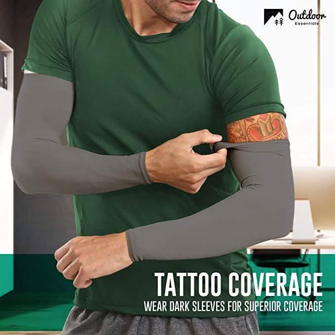 2-Pairs: UV Sun Protection Compression Arm Sleeves Sports & Outdoors - DailySale