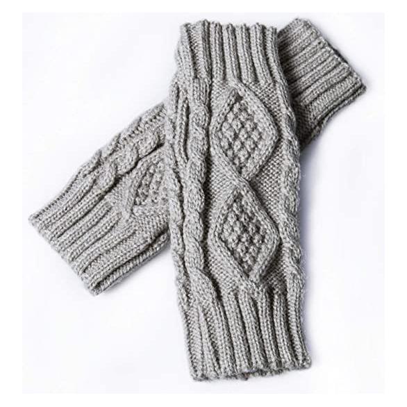 2-Pairs: Women's Winter Warm Knit Fingerless Gloves Women's Shoes & Accessories - DailySale