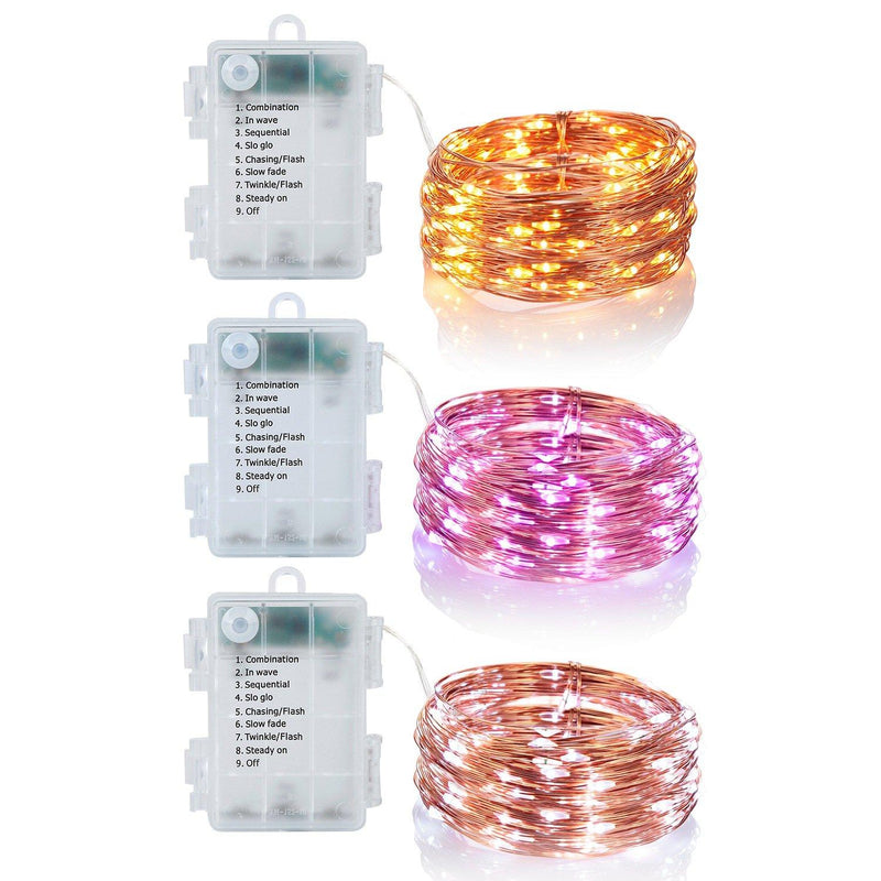 2-Piece: 100LED Beads String Lights Outdoor Lighting - DailySale