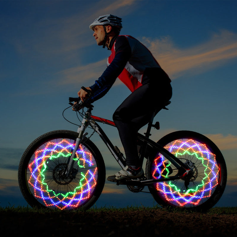2-Piece: 32 LEDs Pattern Cycling Lights Sports & Outdoors - DailySale