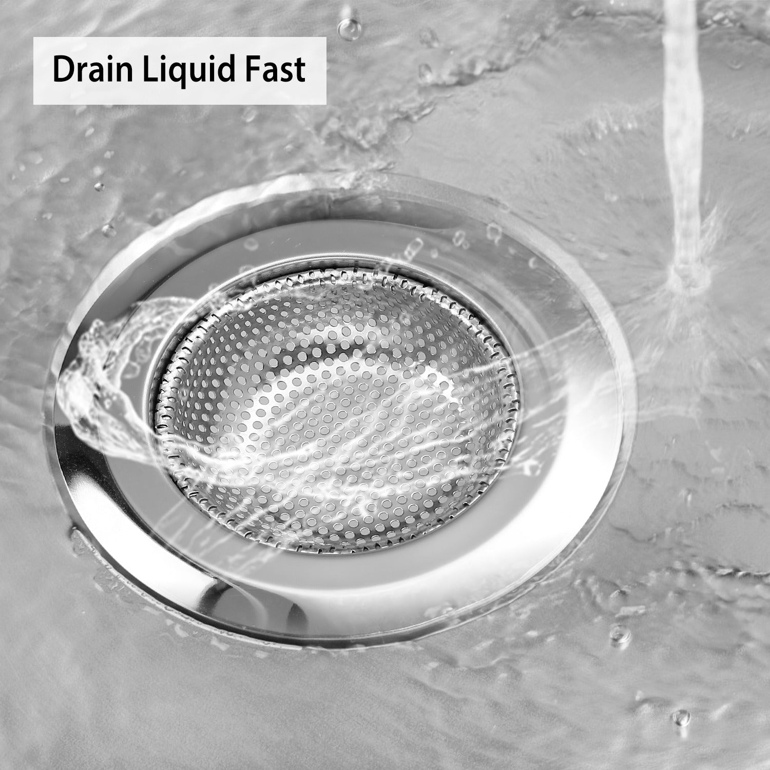 2-Piece: 4.53-Inch Kitchen Sink Strainer Kitchen Tools & Gadgets - DailySale