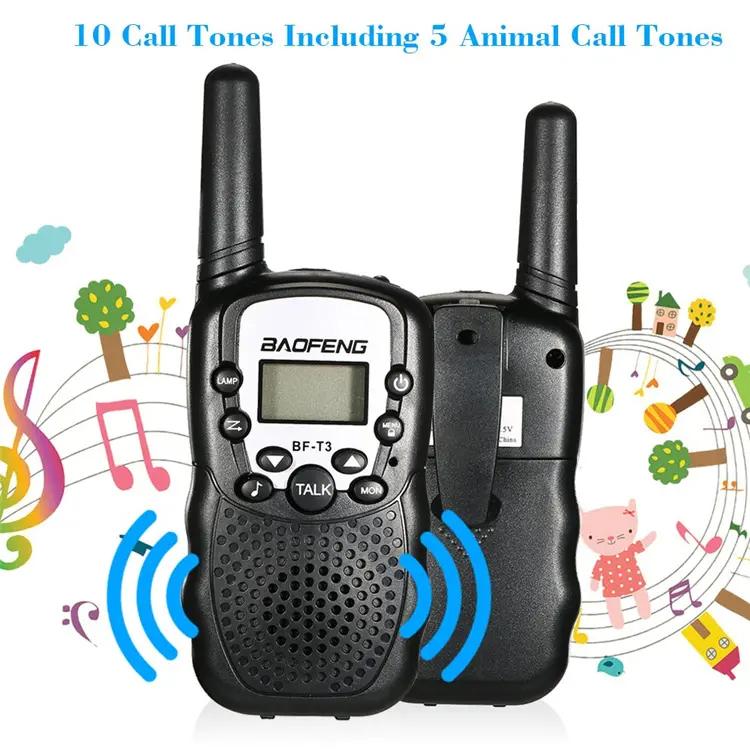 2-Piece: Baofeng BF-T3 Radio Walkie Talkie Tactical - DailySale