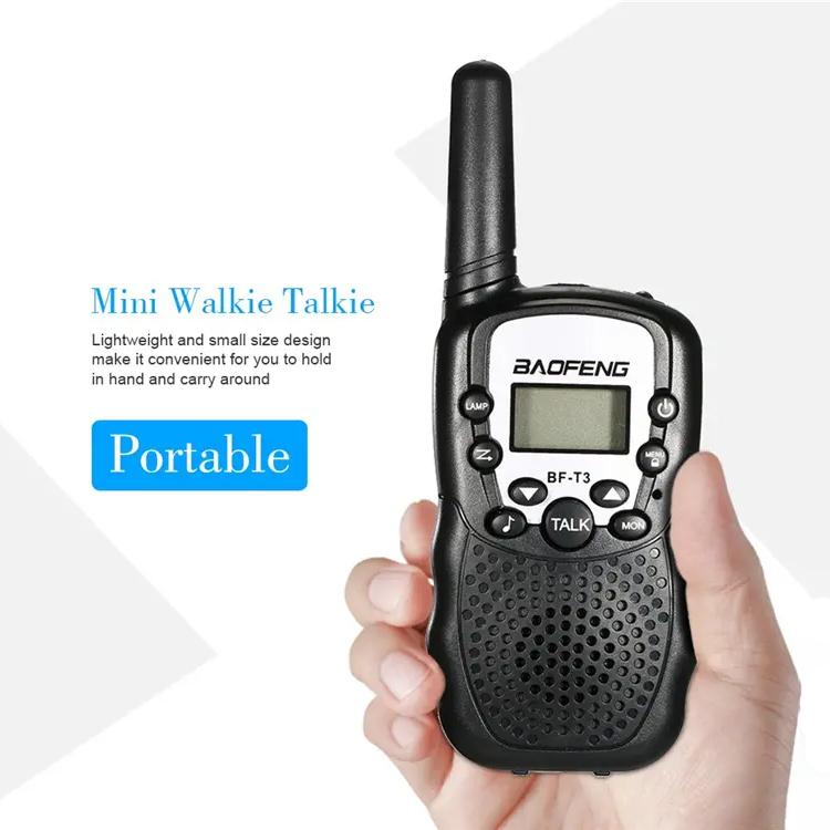 2-Piece: Baofeng BF-T3 Radio Walkie Talkie Tactical - DailySale