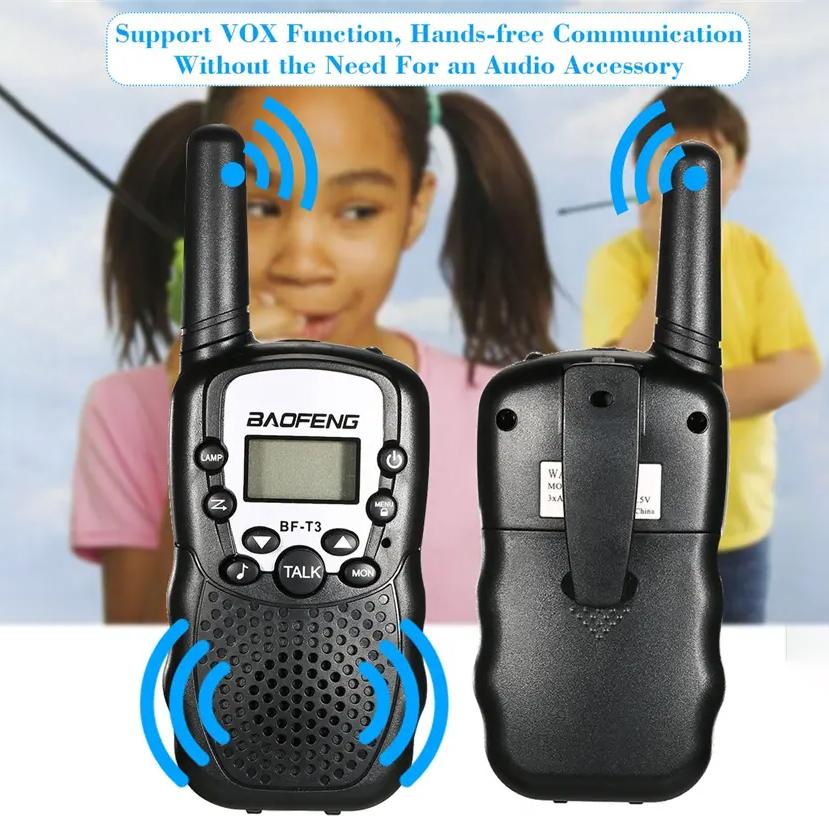 2-Piece: Baofeng BF-T3 Radio Walkie Talkie Tactical - DailySale