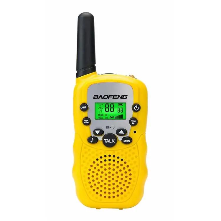 2-Piece: Baofeng BF-T3 Radio Walkie Talkie Tactical Yellow - DailySale
