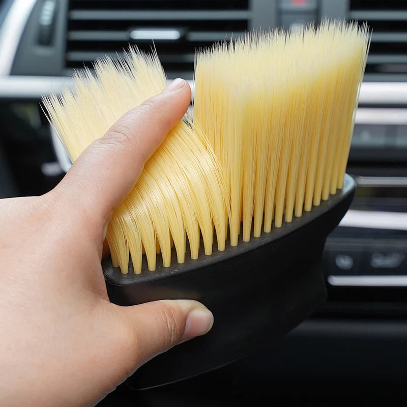 2-Piece: Car Interior Sweeping Dust Soft Brush Car Wash Tool Automotive - DailySale