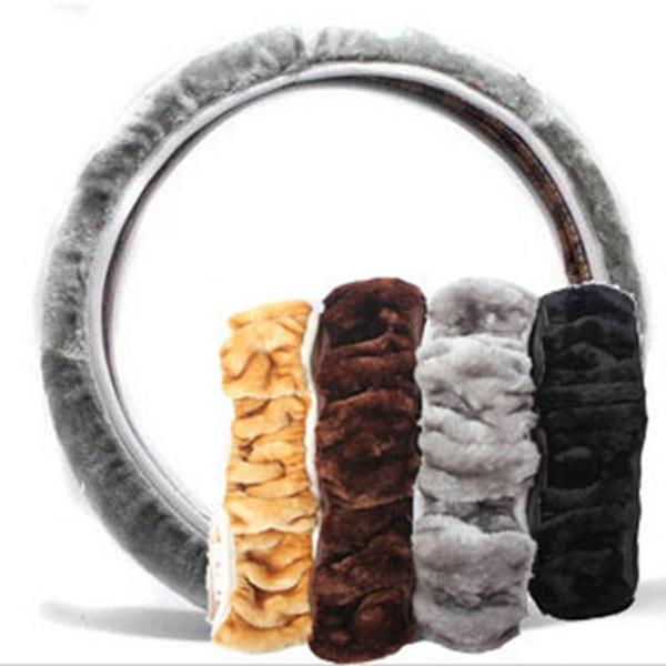 2-Piece: Car Steering Wheel Cover Automotive - DailySale