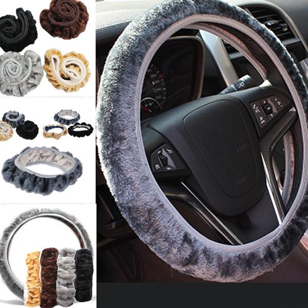 2-Piece: Car Steering Wheel Cover Automotive - DailySale