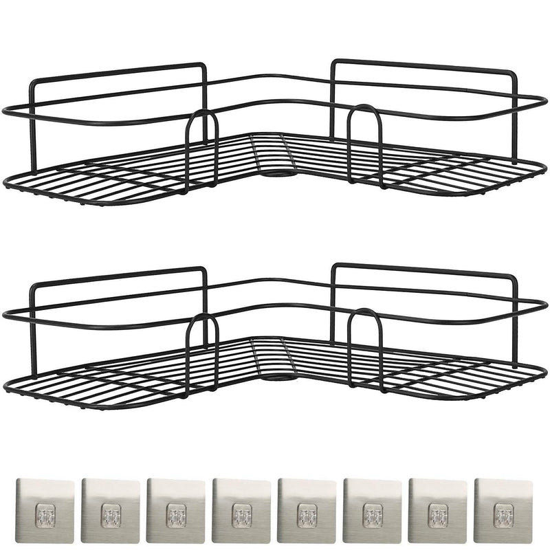 2-Piece: Corner Shower Caddy Shelves Bath - DailySale
