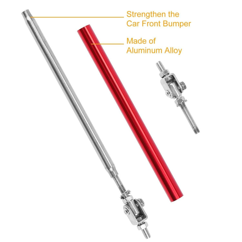 2-Piece: Front Bumper Lip Splitter Rod Automotive - DailySale