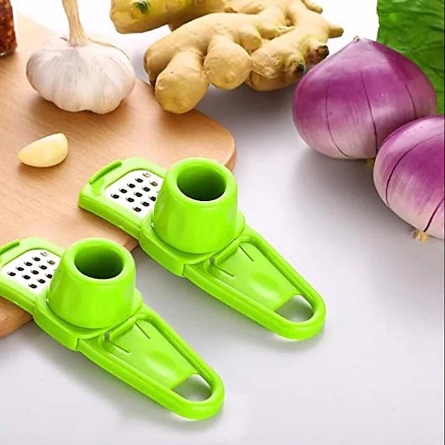 2-Piece: Garlic Vegetable Cutter Kitchen Tools & Gadgets Green - DailySale