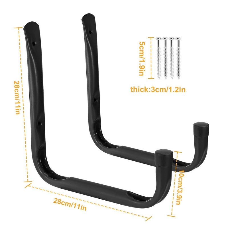2-Piece: Heavy Duty Garage Storage Hooks Hanger Closet & Storage - DailySale