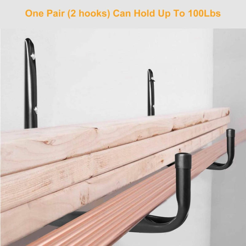 2-Piece: Heavy Duty Garage Storage Hooks Hanger Closet & Storage - DailySale