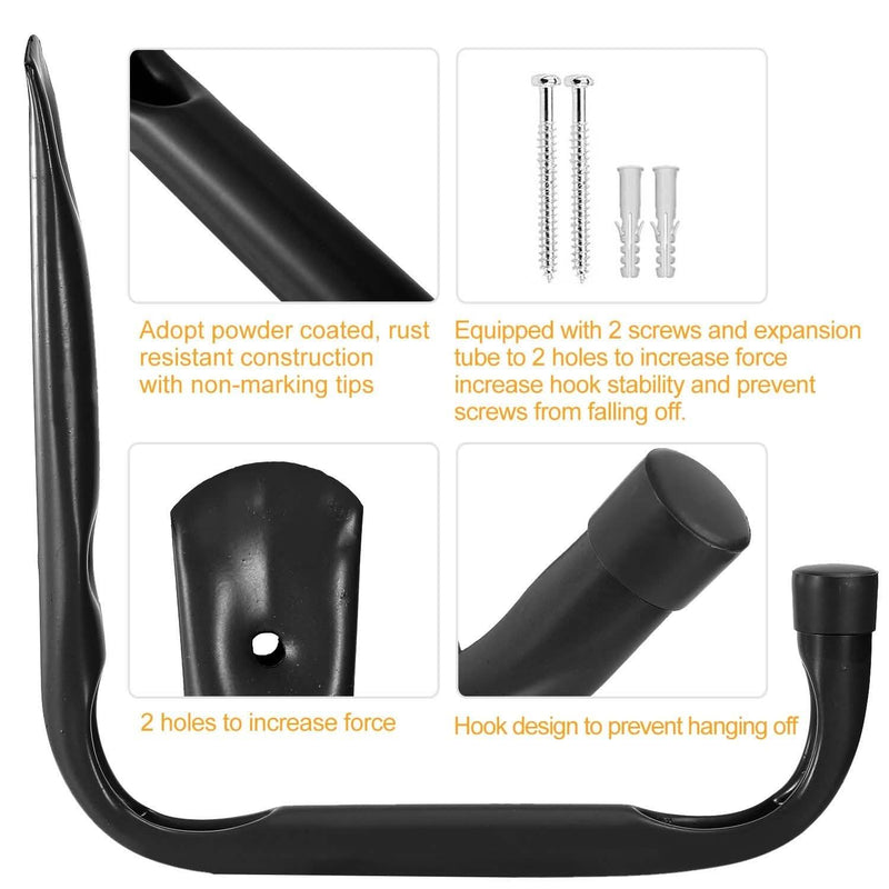 2-Piece: Heavy Duty Garage Storage Hooks Hanger Closet & Storage - DailySale