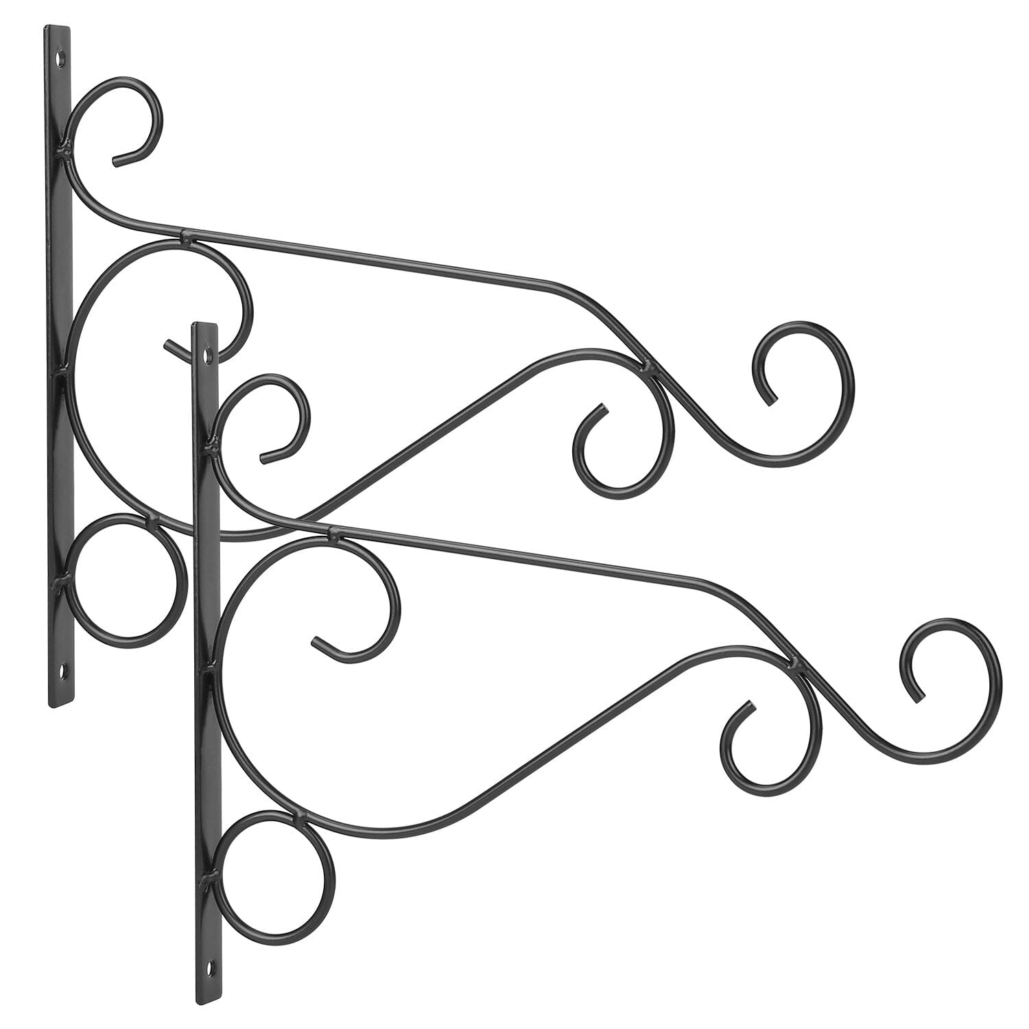 2-Piece: Iron Plant Hanging Bracket Plant Hanger Wall Hooks Garden & Patio - DailySale