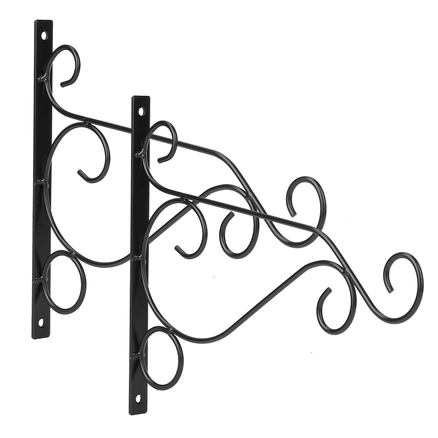 2-Piece: Iron Plant Hanging Bracket Plant Hanger Wall Hooks Garden & Patio - DailySale