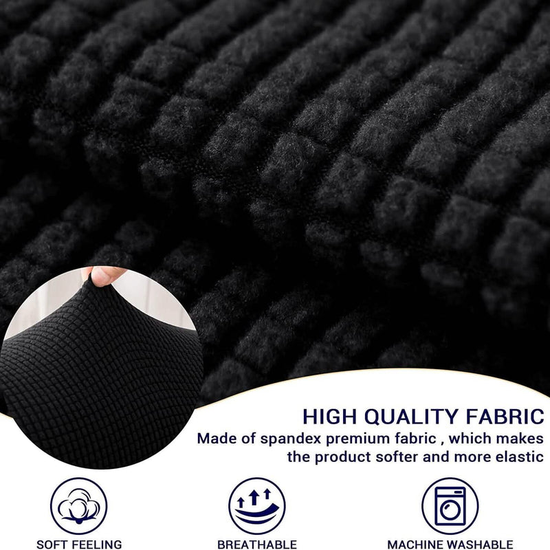 2-Piece: Jacquard Sofa Armrest Slipcover Furniture & Decor - DailySale
