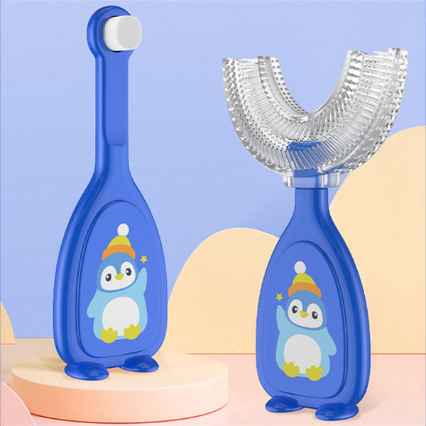 2-Piece: Manual Children's U-Shaped Toothbrush Beauty & Personal Care - DailySale