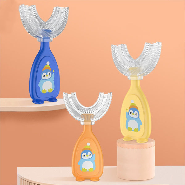 2-Piece: Manual Children's U-Shaped Toothbrush Beauty & Personal Care - DailySale