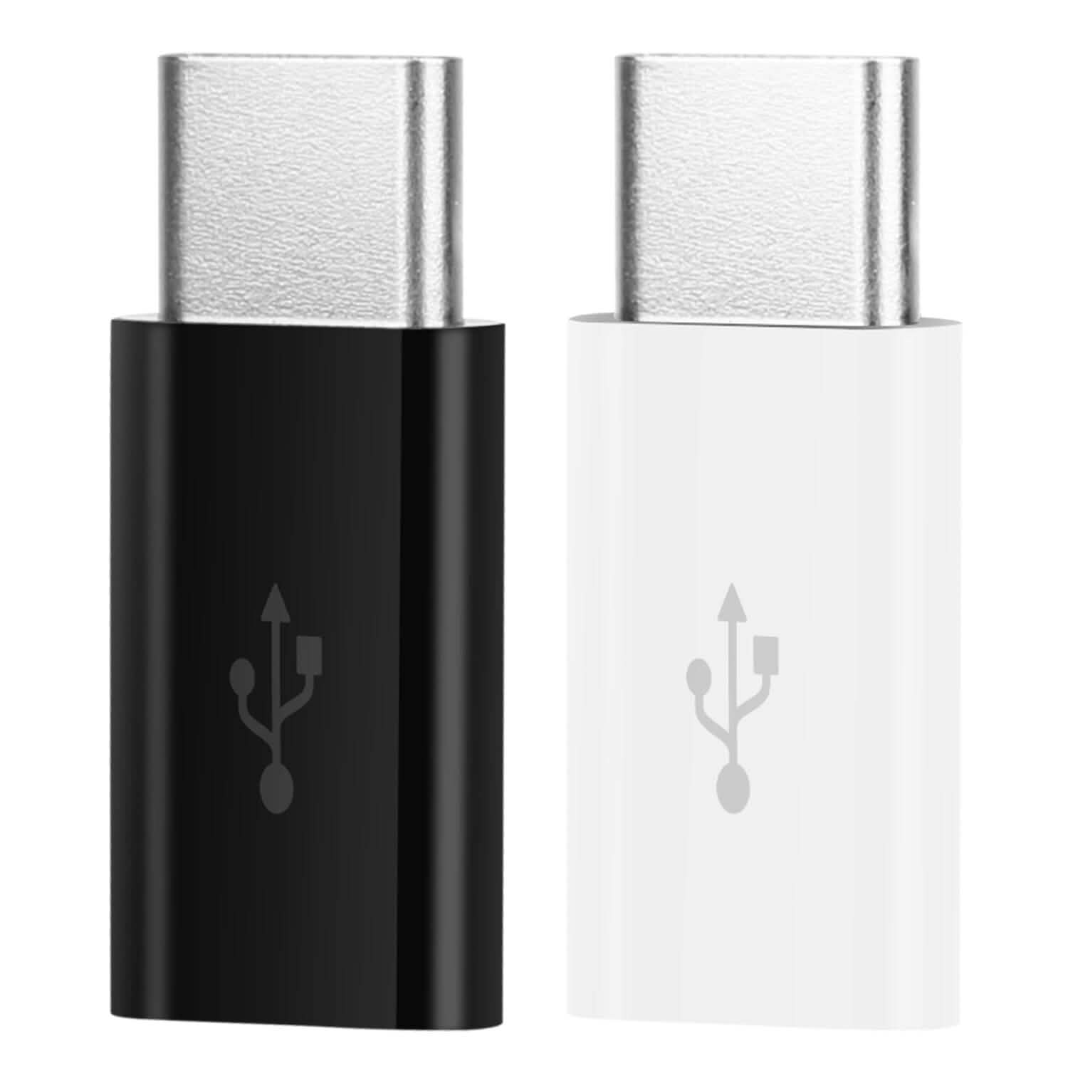 2-Piece: Micro USB To Type C Adapter Mobile Accessories - DailySale