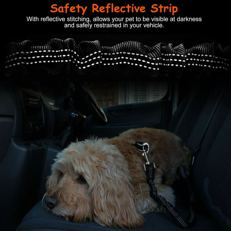 2-Piece: Pet Car Safety Seatbelt Pet Supplies - DailySale