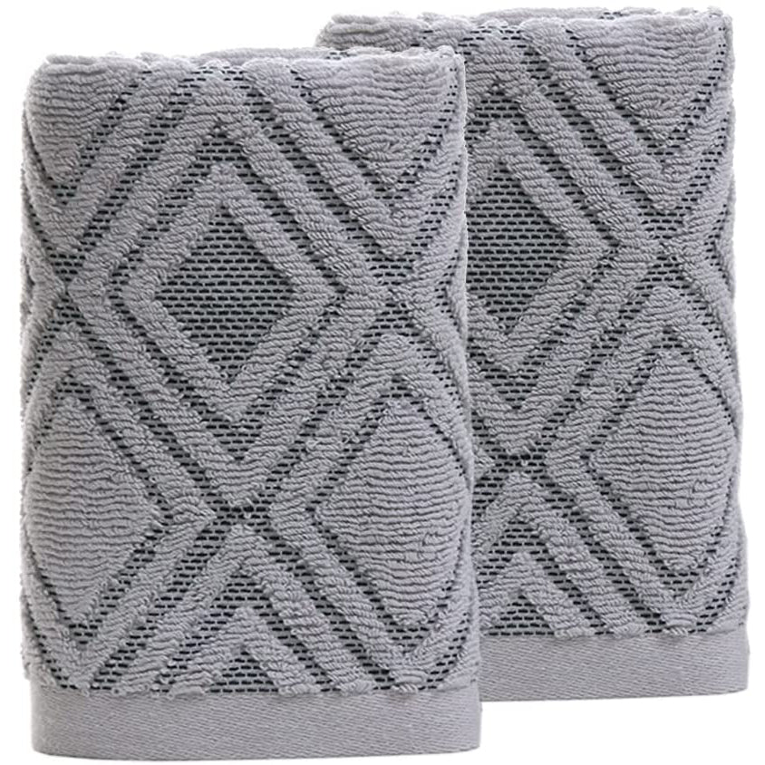 2-Piece: Pidada Hand Towels Set Bath Gray - DailySale