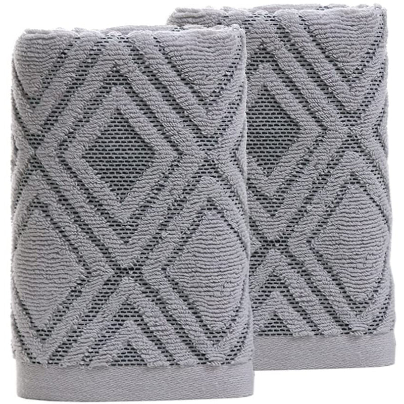 2-Piece: Pidada Hand Towels Set Bath Gray - DailySale