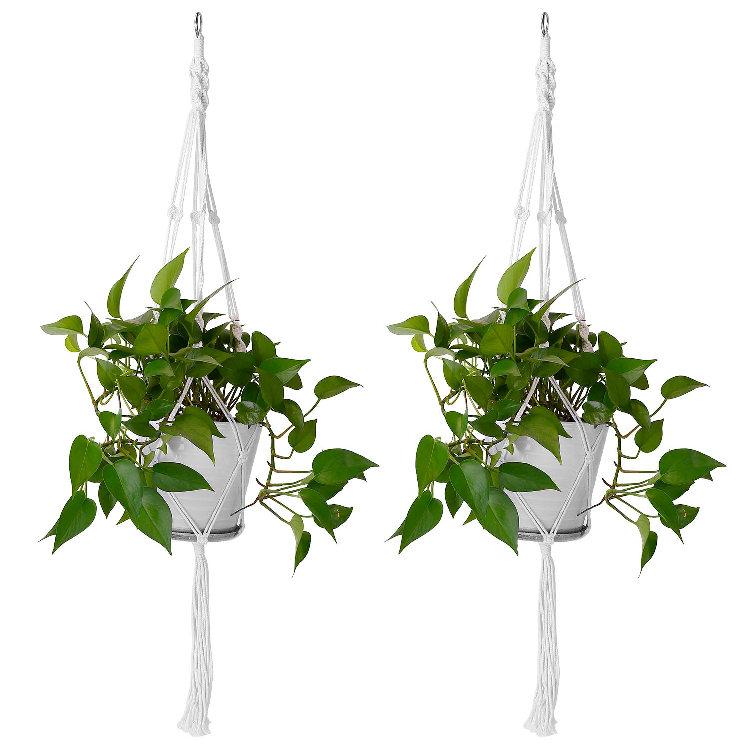 2-Piece: Plant Hanger Flowerpot Net Bag Garden & Patio - DailySale