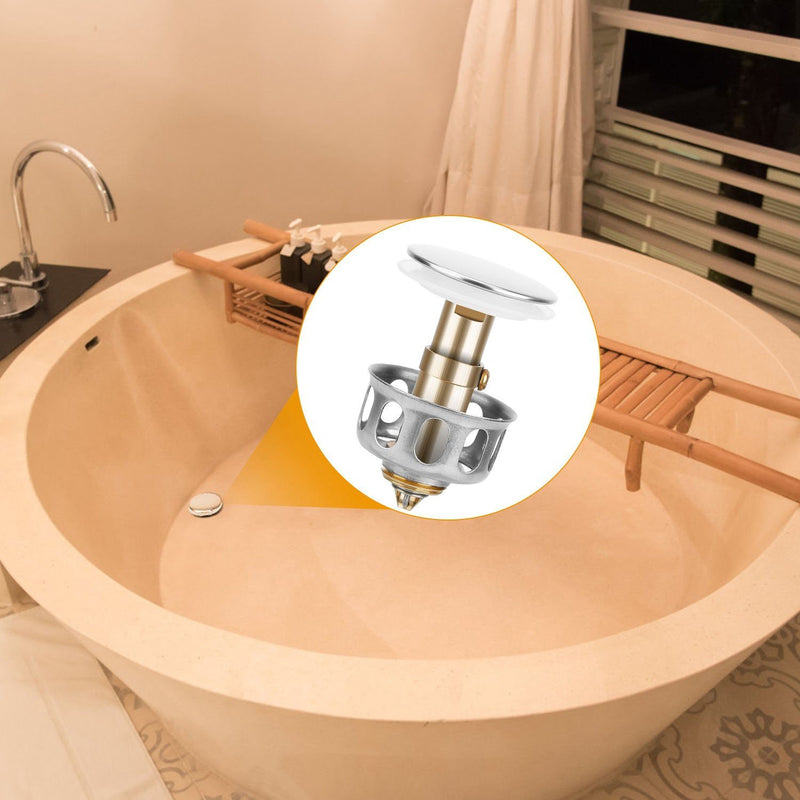 2-Piece: Pop Up Sink Drain Plugs Home Improvement - DailySale