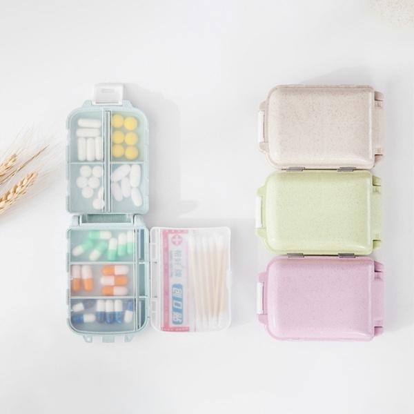 2-Piece: Portable Plastic Pill Box Wellness - DailySale