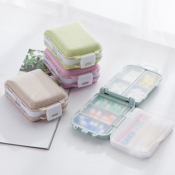 2-Piece: Portable Plastic Pill Box Wellness - DailySale