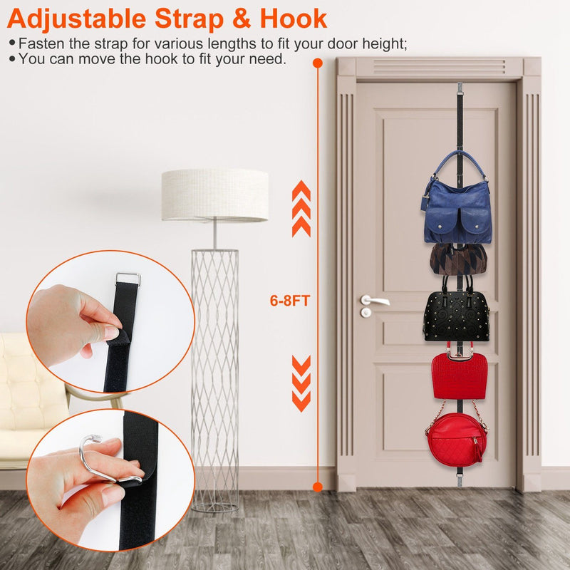 2-Piece Set: Cap Rack Holder Over the Door Closet & Storage - DailySale