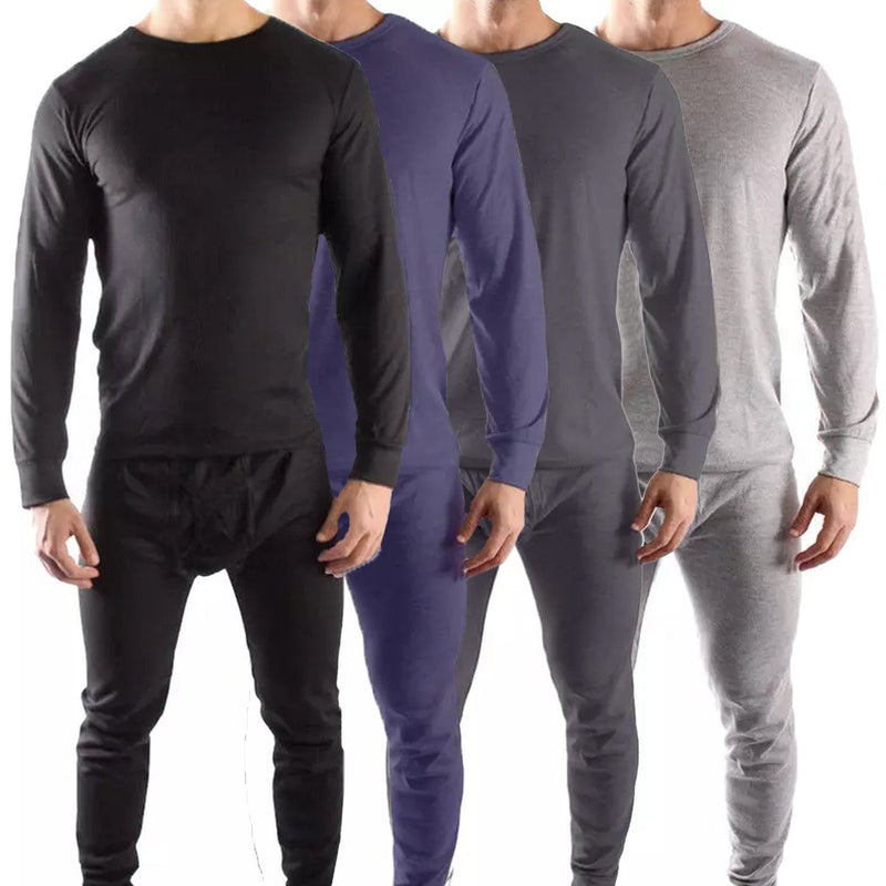 2-Piece Set: Men's Thermal Long Johns Underwear Men's Clothing - DailySale