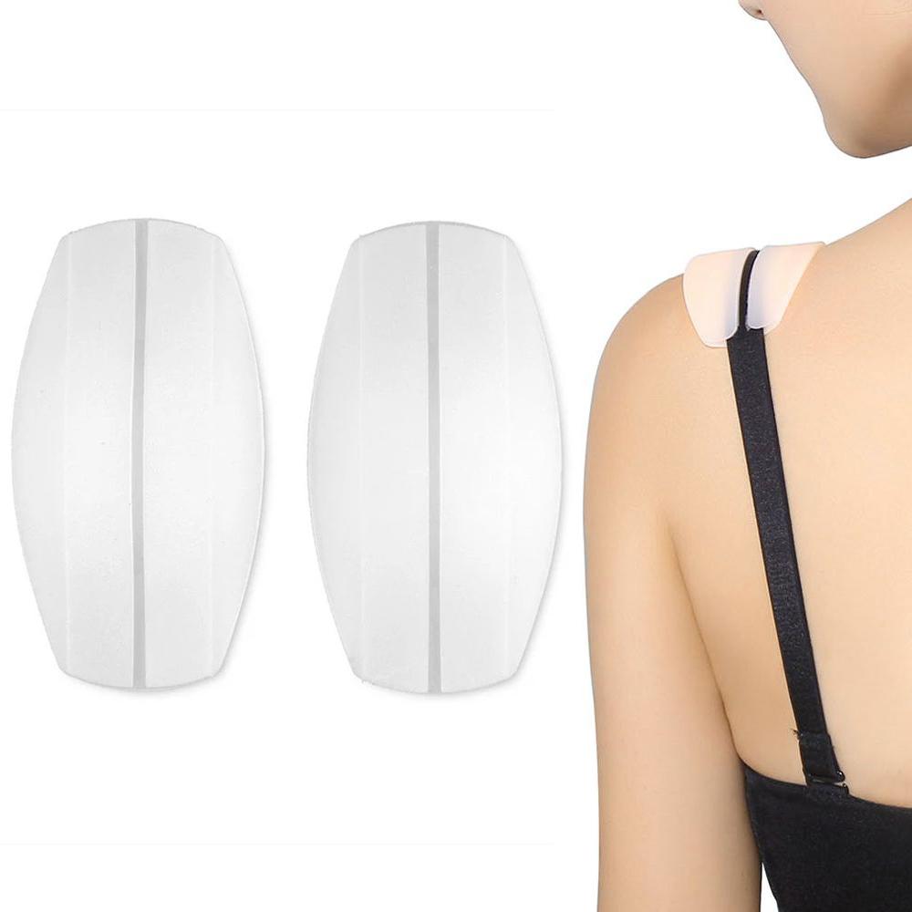 2-Piece Set: Silicone Bra Strap Cushion Women's Apparel - DailySale