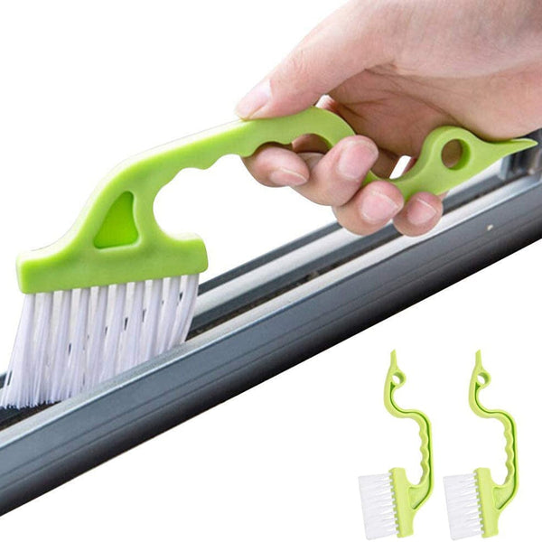 Window Groove Cleaning Brush with Cleaning Dustpan Screen Small Handheld  Clean Brushes Cleaning Tools 